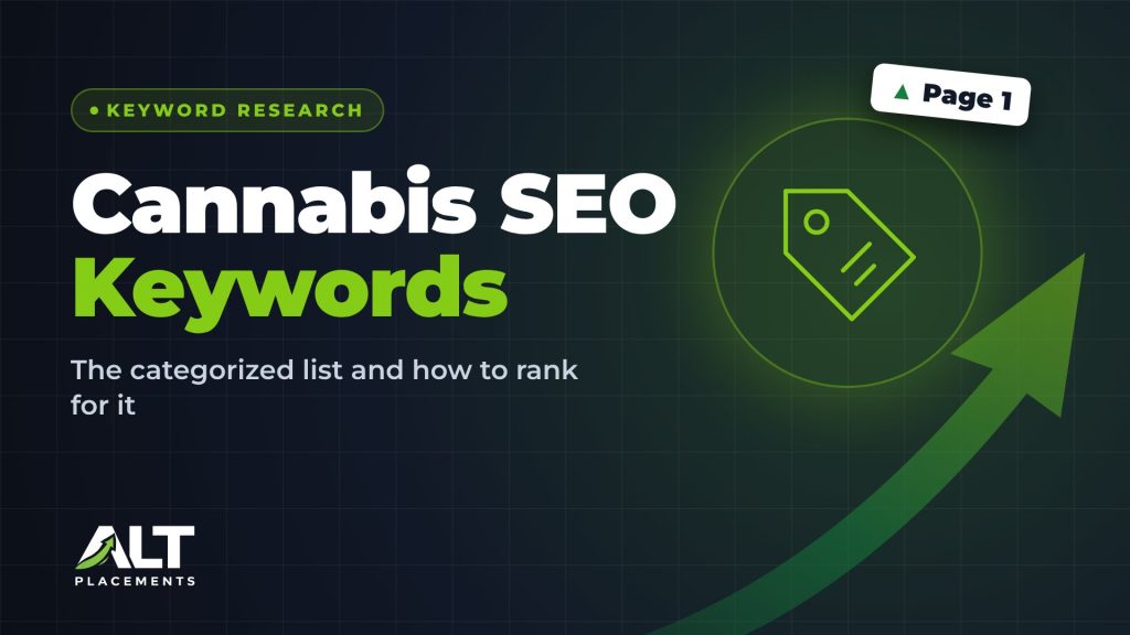 Cannabis SEO Keywords featured image: The categorized list and how to rank for it