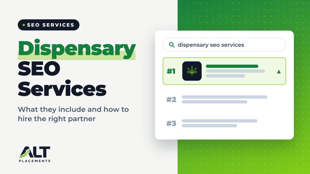 Dispensary SEO Services featured image: What they include and how to hire the right partner