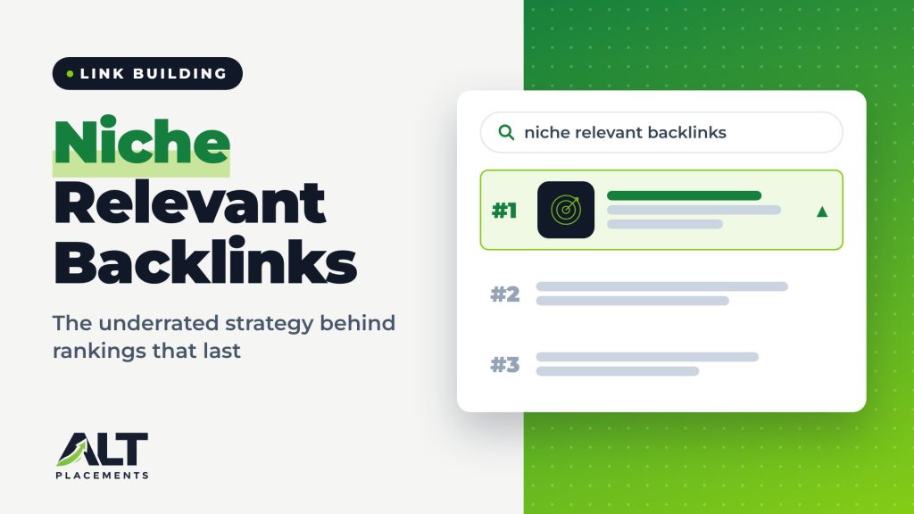 Niche Relevant Backlinks featured image: The underrated strategy behind rankings that last