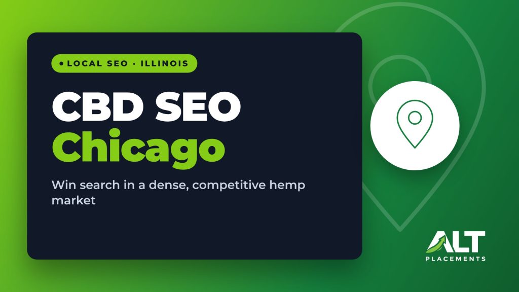 CBD SEO Chicago featured image: Win search in a dense, competitive hemp market